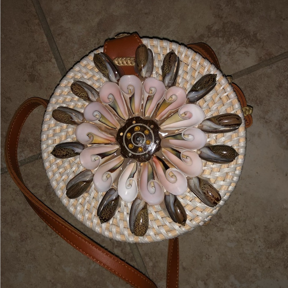 Hand made shell bag